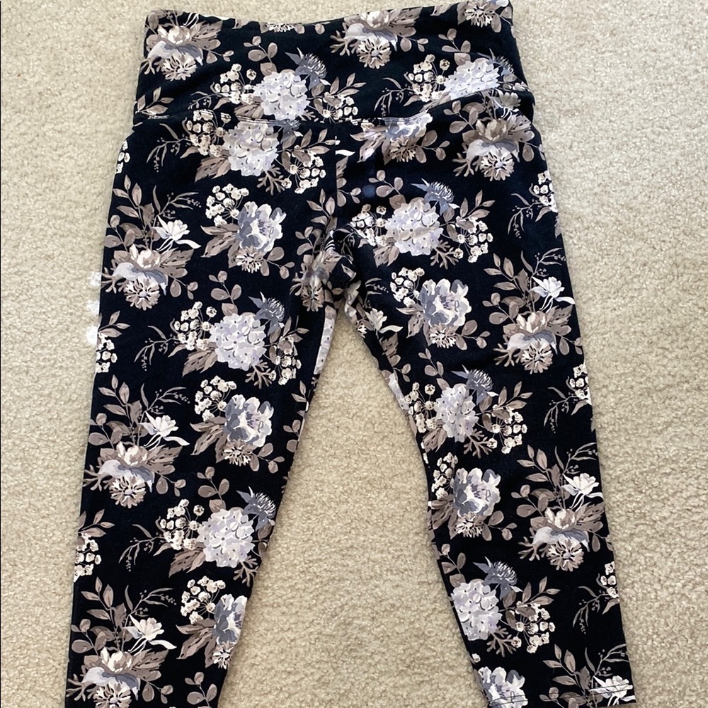 Caffé Marrakesh‎ Black and Cream Leggings